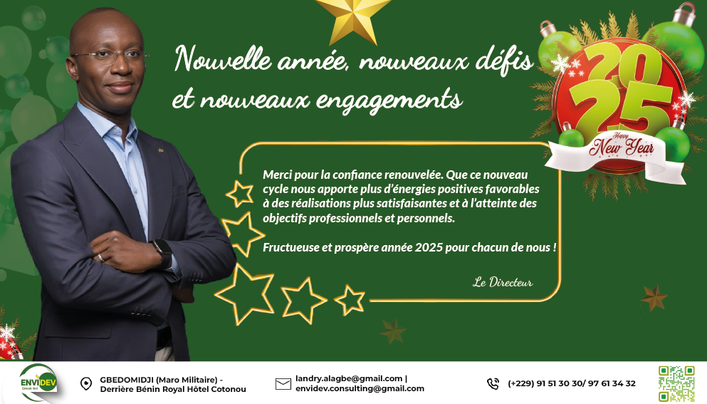 Nouveaux Horizons pour 2025 avec Envidev Consult
